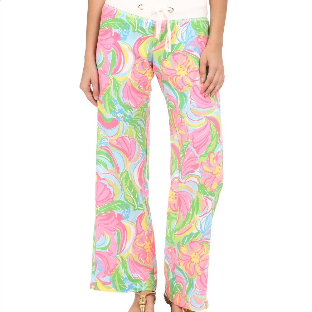 NWT Lily Pulitzer Beach Pant in So A Peeling
